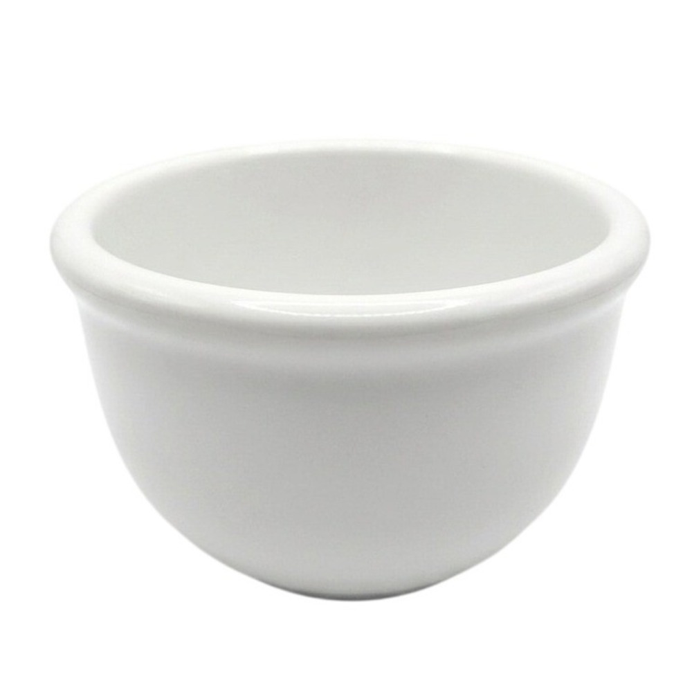 Pier‎ 1 Imports White Ceramic Mini Soup Dessert Bowl Cup Made in Brazil